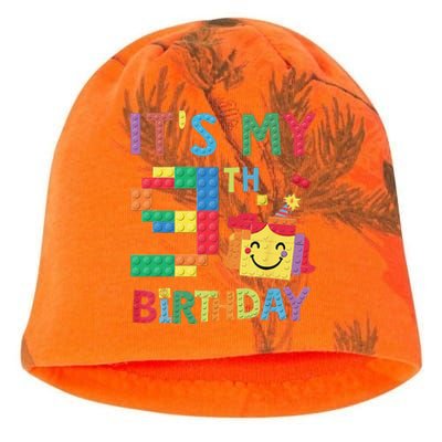 Master Builder 9th ItS My 9th Birthday Brick Blocks Kati - Camo Knit Beanie