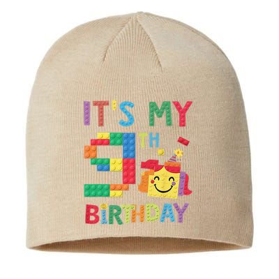 Master Builder 9th ItS My 9th Birthday Brick Blocks Sustainable Beanie