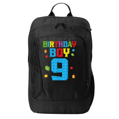 Master Builder 9th Birthday Boy Nine 9 Year Building Bricks City Backpack