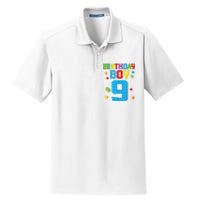 Master Builder 9th Birthday Boy Nine 9 Year Building Bricks Dry Zone Grid Polo