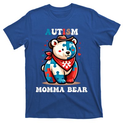 Mama Bear Autism Awareness Mom Autistic Gift T-Shirt