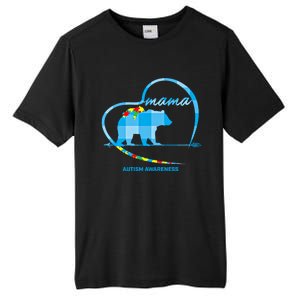 Mama Bear Autism Awareness Mom Mother Funny Gift S Gift Tall Fusion ChromaSoft Performance T-Shirt