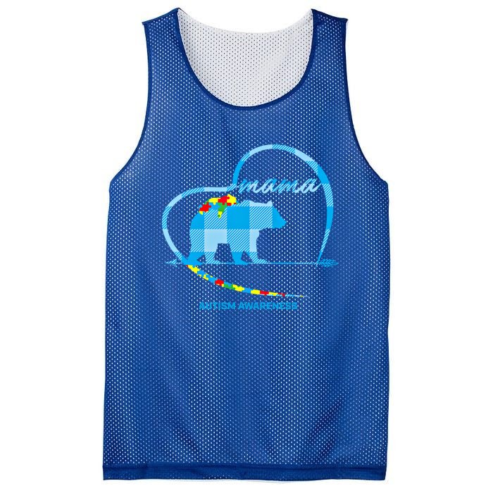 Mama Bear Autism Awareness Mom Mother Funny Gift S Gift Mesh Reversible Basketball Jersey Tank