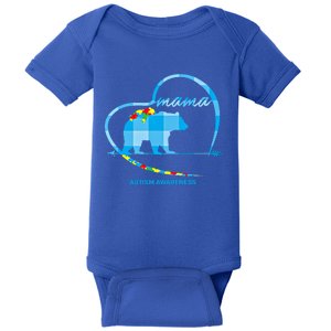 Mama Bear Autism Awareness Mom Mother Funny Gift S Gift Baby Bodysuit