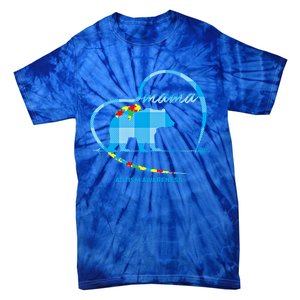 Mama Bear Autism Awareness Mom Mother Funny Gift S Gift Tie-Dye T-Shirt