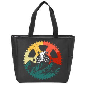 Mountain Biking Art For Mountain Biker Zip Tote Bag