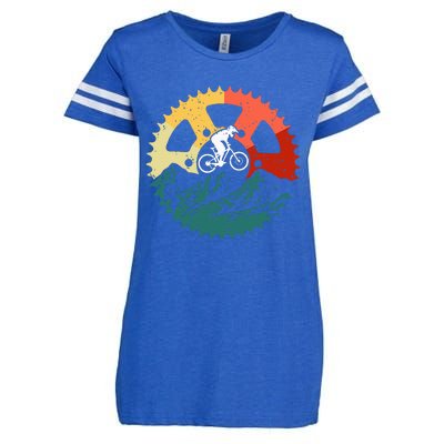 Mountain Biking Art For Mountain Biker Enza Ladies Jersey Football T-Shirt