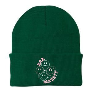 Megantheestallion Bad Anxiety Black Knit Cap Winter Beanie