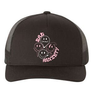 Megantheestallion Bad Anxiety Black Yupoong Adult 5-Panel Trucker Hat