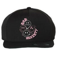 Megantheestallion Bad Anxiety Black Wool Snapback Cap