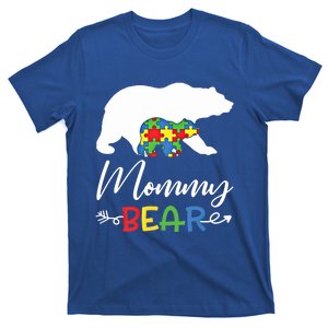 Mommy Bear Autism Awareness Great Gift Mama Gift T-Shirt