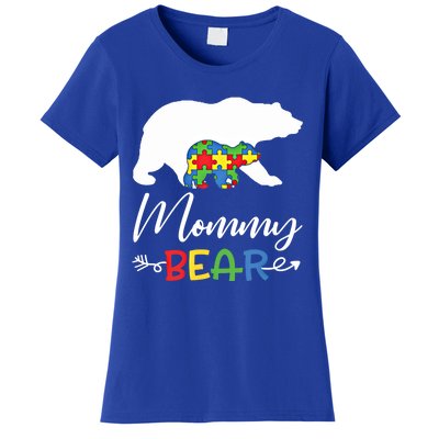 Mommy Bear Autism Awareness Great Gift Mama Gift Women's T-Shirt