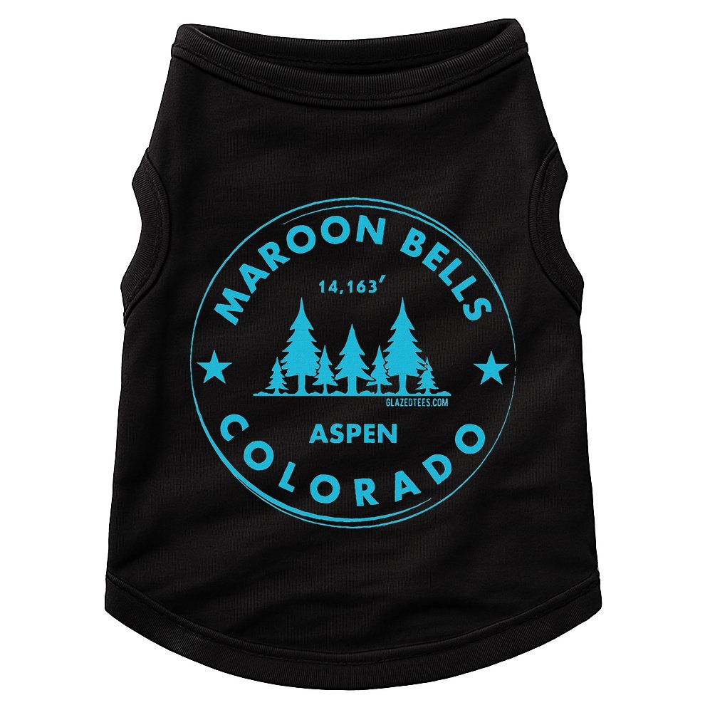 Maroon Bells Aspen Colorado Bluebird Forest Mountain Doggie Tank