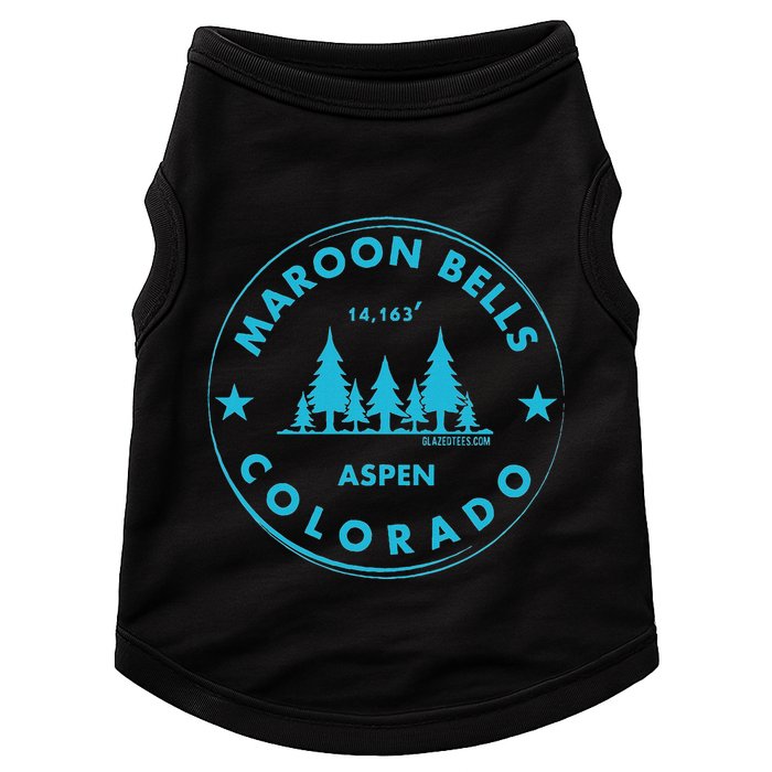 Maroon Bells Aspen Colorado Bluebird Forest Mountain Doggie Tank