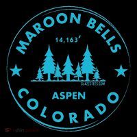 Maroon Bells Aspen Colorado Bluebird Forest Mountain Button