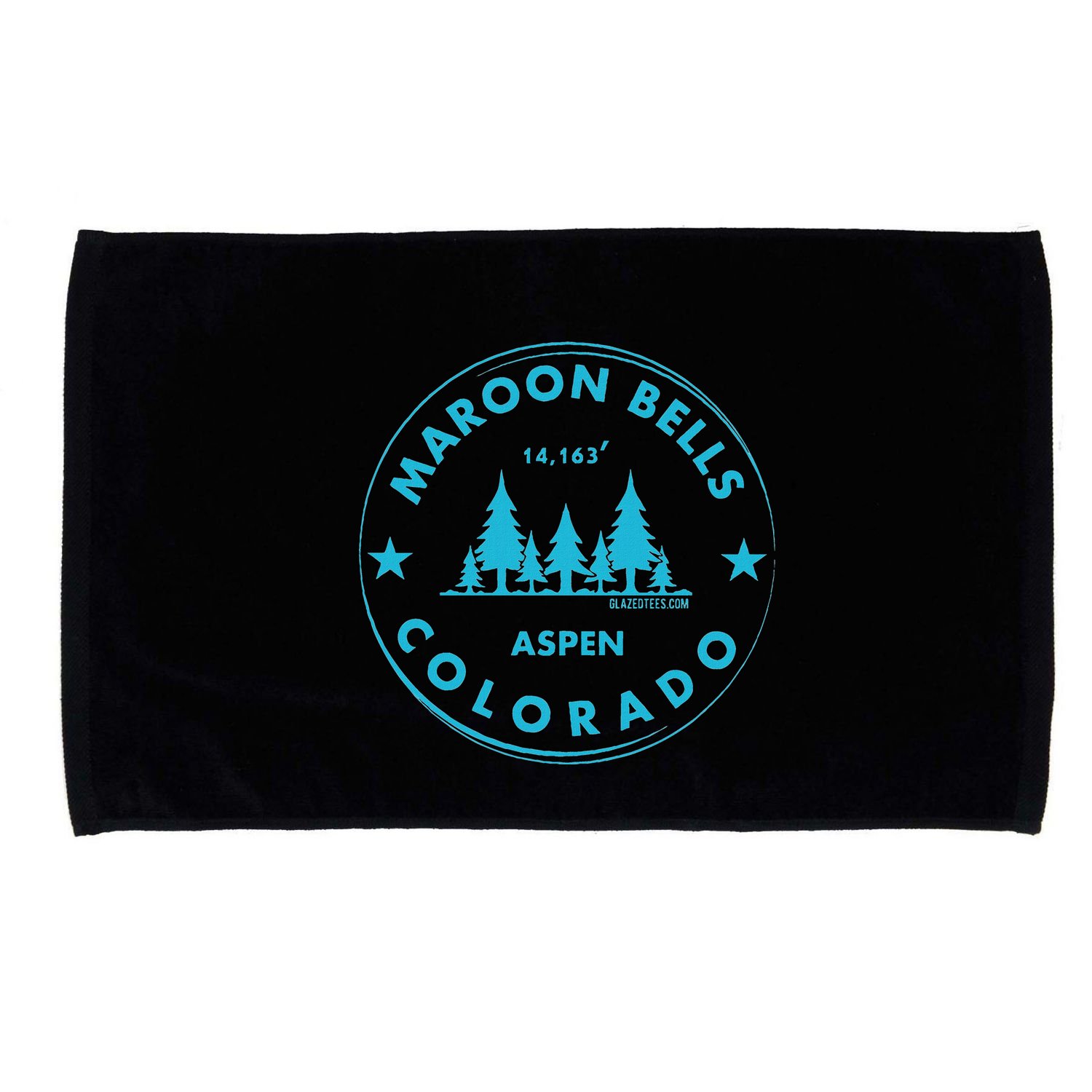 Maroon Bells Aspen Colorado Bluebird Forest Mountain Microfiber Hand Towel