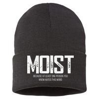 Moist Because At Least One Person You Know Hates This Word Sustainable Knit Beanie