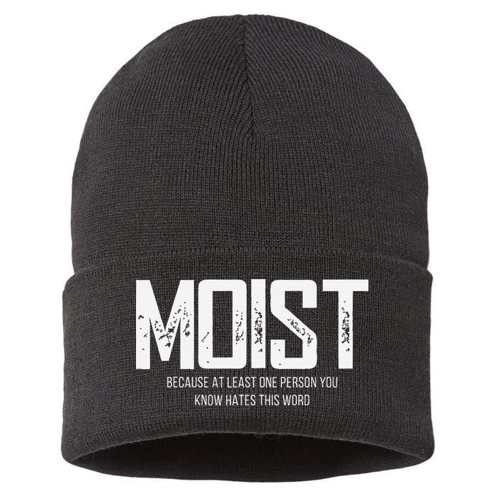 Moist Because At Least One Person You Know Hates This Word Sustainable Knit Beanie