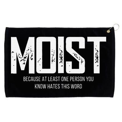 Moist Because At Least One Person You Know Hates This Word Grommeted Golf Towel