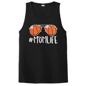 Momlife Basketball Aviators Mother's Day Bball Mom Life Great Gift PosiCharge Competitor Tank