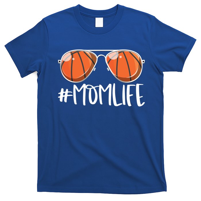 Momlife Basketball Aviators Mother's Day Bball Mom Life Great Gift T-Shirt