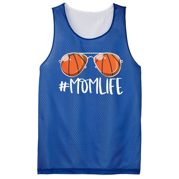 Momlife Basketball Aviators Mother's Day Bball Mom Life Great Gift Mesh Reversible Basketball Jersey Tank