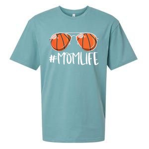 Momlife Basketball Aviators Mother's Day Bball Mom Life Great Gift Sueded Cloud Jersey T-Shirt