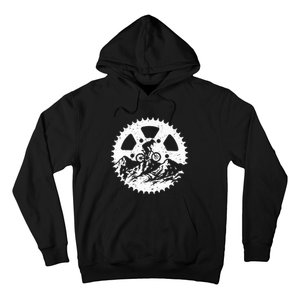 Mountain Biking Art For Women Mtb Mountain Biker Hoodie