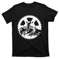 Mountain Biking Art For Women Mtb Mountain Biker T-Shirt