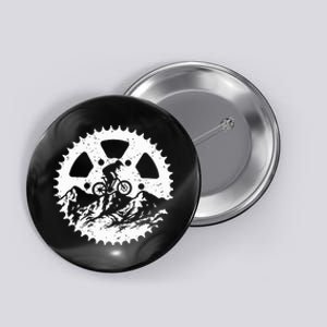 Mountain Biking Art For Women Mtb Mountain Biker Button