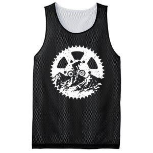 Mountain Biking Art For Women Mtb Mountain Biker Mesh Reversible Basketball Jersey Tank