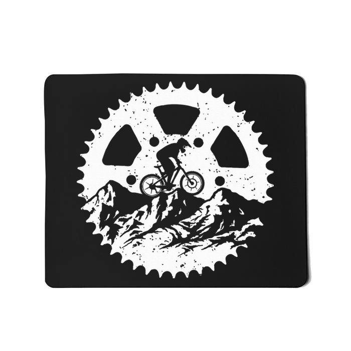 Mountain Biking Art For Women Mtb Mountain Biker Mousepad