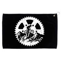 Mountain Biking Art For Women Mtb Mountain Biker Grommeted Golf Towel