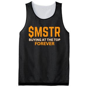 $Mstr Buying At The Top Forever Microstrategy Bitcoin Mesh Reversible Basketball Jersey Tank