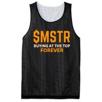 $Mstr Buying At The Top Forever Microstrategy Bitcoin Mesh Reversible Basketball Jersey Tank