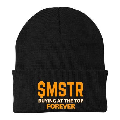 $Mstr Buying At The Top Forever Microstrategy Bitcoin Beanie