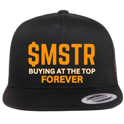 $Mstr Buying At The Top Forever Microstrategy Bitcoin Flatbill Hat