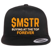$Mstr Buying At The Top Forever Microstrategy Bitcoin Flatbill Hat