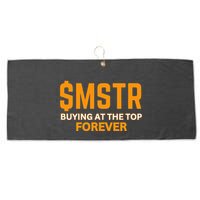 $Mstr Buying At The Top Forever Microstrategy Bitcoin Large Microfiber Waffle Golf Towel