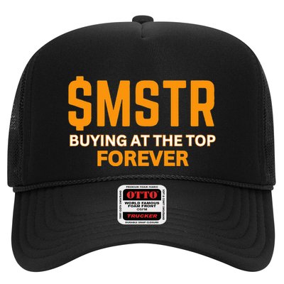 $Mstr Buying At The Top Forever Microstrategy Bitcoin Trucker Hat