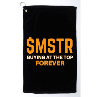 $Mstr Buying At The Top Forever Microstrategy Bitcoin Golf Towel