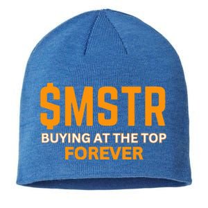 $Mstr Buying At The Top Forever Microstrategy Bitcoin Sustainable Beanie