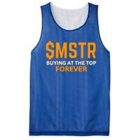 $Mstr Buying At The Top Forever Microstrategy Bitcoin Mesh Reversible Basketball Jersey Tank