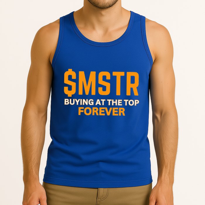 $Mstr Buying At The Top Forever Microstrategy Bitcoin Tank Top