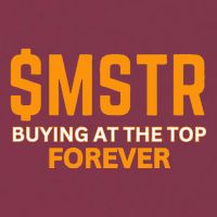 $Mstr Buying At The Top Forever Microstrategy Bitcoin 16oz Travel Tumbler