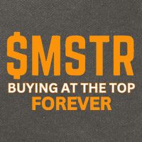 $Mstr Buying At The Top Forever Microstrategy Bitcoin Cotton Canvas Backpack