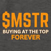 $Mstr Buying At The Top Forever Microstrategy Bitcoin Vector Backpack
