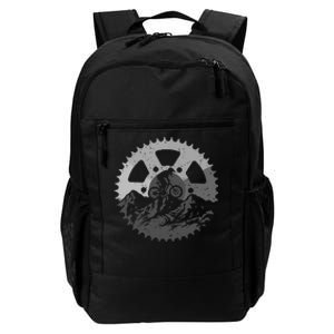 Mountain Biking Art Mtb Mountain Biker Daily Commute Backpack