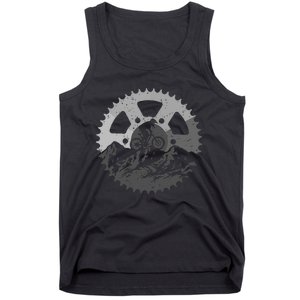 Mountain Biking Art Mtb Mountain Biker Tank Top