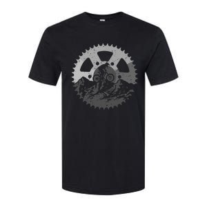 Mountain Biking Art Mtb Mountain Biker Softstyle CVC T-Shirt